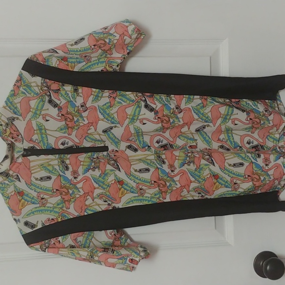 Handmade Flamingo Cycling Jersey